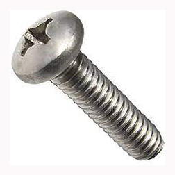 ROUND PHILLIPS MACHINE SCREWS